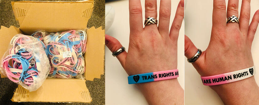 Trans Rights Wristbands